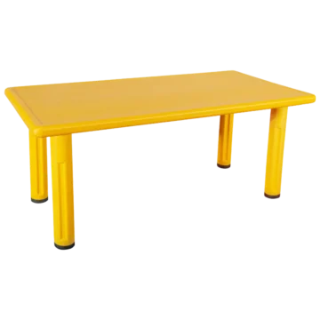 Plastik Anaokulu Masası (sarı)