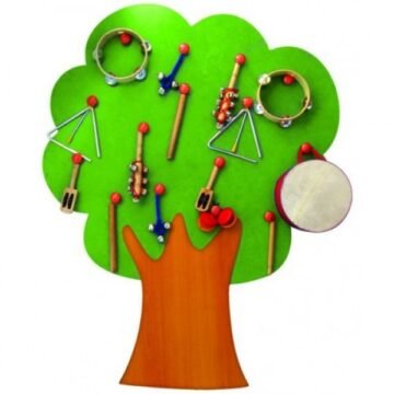 Ağaç Müzik Köşesi Aletleri Dahil