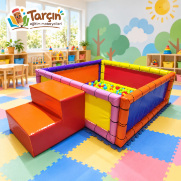 150x150x50 Soft Play Metal Top Havuzu