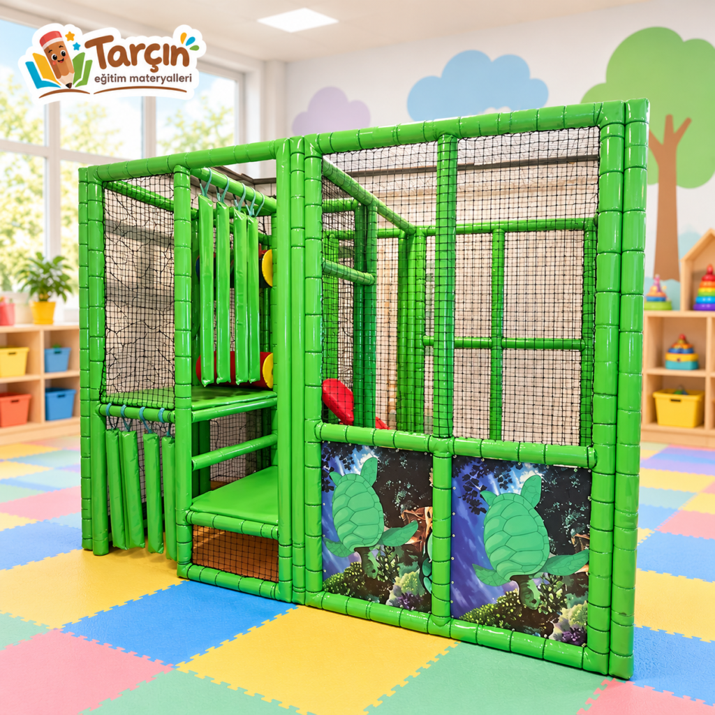300×200 Yeşil Soft Play Top Havuzu