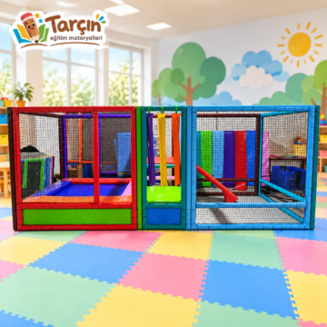 500x200x200 Soft Play Top Havuzu Trambolinli